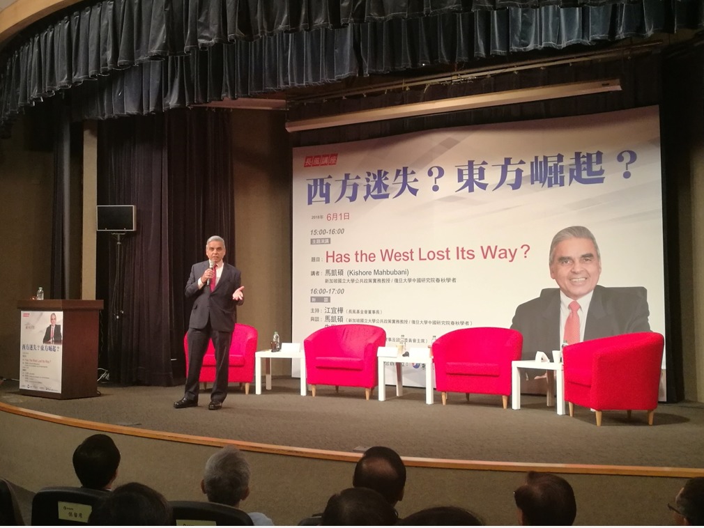 新加坡著名教授马凯硕（Kishore Mahbubani）